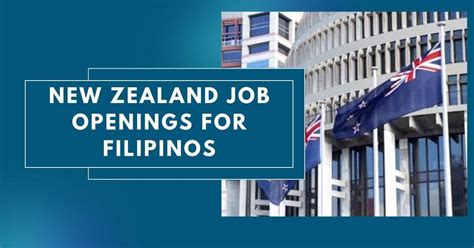 New Zealand Job Openings for Filipinos, No Placement Fee  .